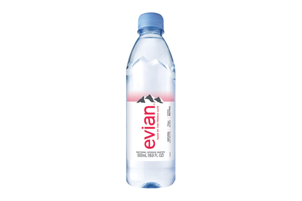 Evian still (plastic)